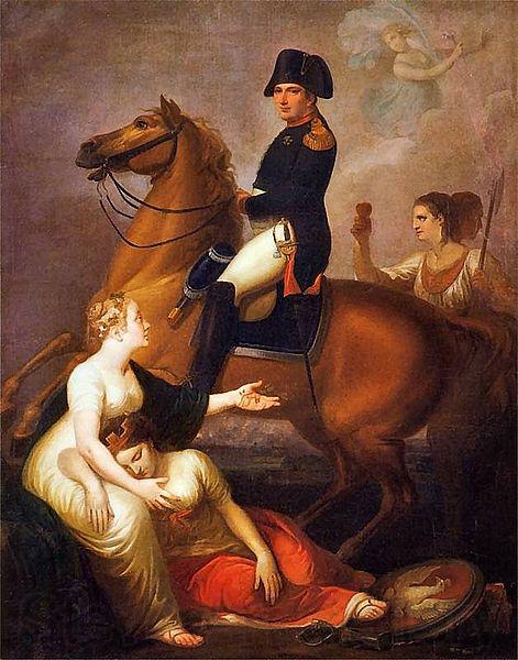 Jozef Peszka Allegorical scene with Napoleon